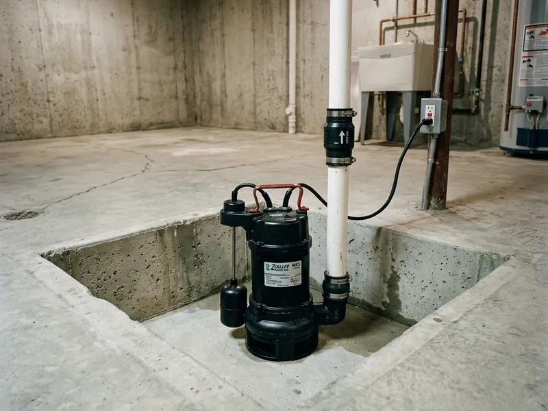 Sump Pump Installation Plumber in Bridgeport, OK
